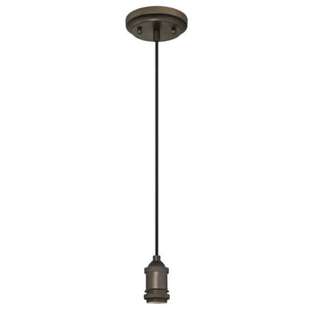 One-Light Indoor Retro Mini Pendant, Oil Rubbed Bronze Finish