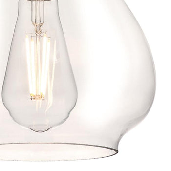 One-Light Indoor Mini Pendant, Brushed Nickel Finish