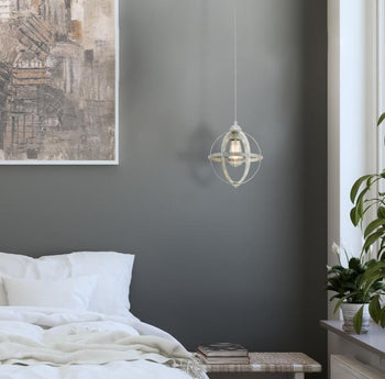 Stella Mira One-Light Indoor Mini Pendant, Antique Ash Finish