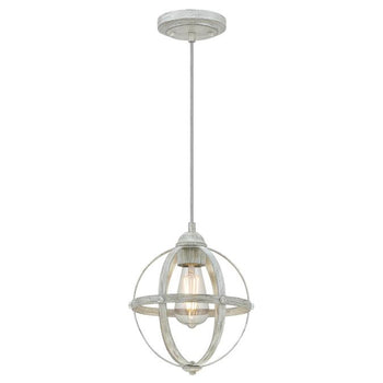 Stella Mira One-Light Indoor Mini Pendant, Antique Ash Finish