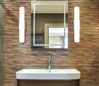 One-Light 25-Watt LED Indoor Wall Fixture with Color Temperature Selection, Brushed Nickel Finish