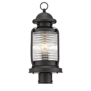 Weatherby One-Light Outdoor Post-Top Fixture, Weathered Bronze Finish