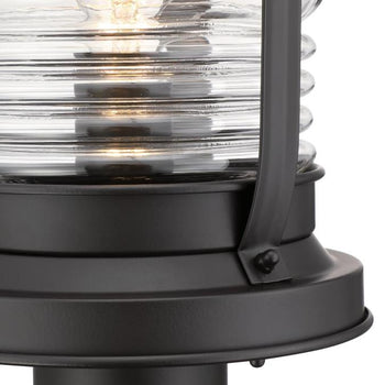 Weatherby One-Light Outdoor Post-Top Fixture, Weathered Bronze Finish
