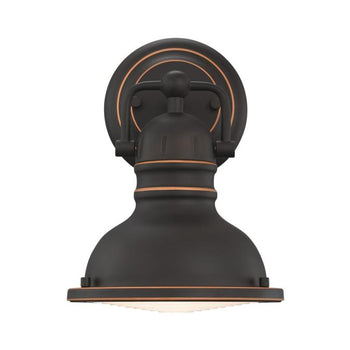 Boswell One-Light Indoor Wall Fixture, Oil-Rubbed Bronze Finish with Highlights