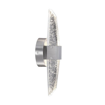 Cava One-Light 15-Watt LED Indoor Wall Fixture, Brushed Nickel Finish