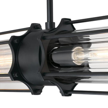 Marlowe Two-Light LED Indoor Pendant, Matte Black Finish
