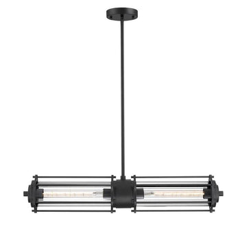 Marlowe Two-Light LED Indoor Pendant, Matte Black Finish