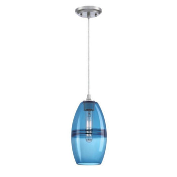 Soren One-Light Indoor Mini Pendant, Brushed Nickel Finish