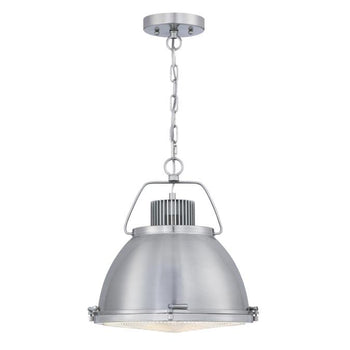Danzig One-Light Indoor Pendant, Brushed Nickel Finish