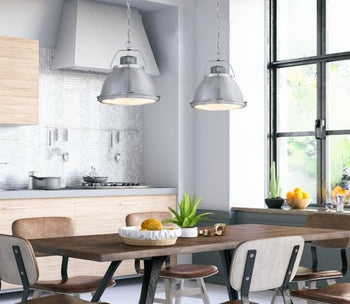 Danzig One-Light Indoor Pendant, Brushed Nickel Finish