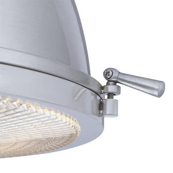 Danzig One-Light Indoor Pendant, Brushed Nickel Finish