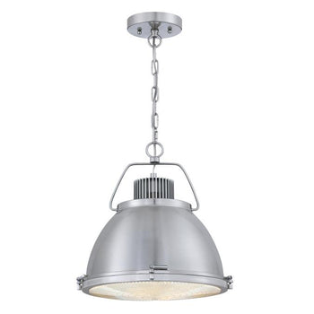 Danzig One-Light Indoor Pendant, Brushed Nickel Finish