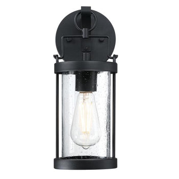 Westcott Bay One-Light Outdoor Wall Fixture, Textured Black Finish