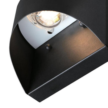 Nardella One-Light Dimmable LED Outdoor Wall Fixture, Textured Black Finish, Dark Sky Friendly