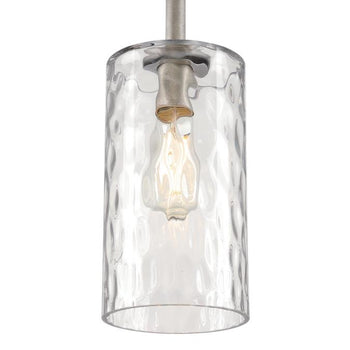 Hernando One-Light Indoor Mini Pendant, Industrial Steel Finish
