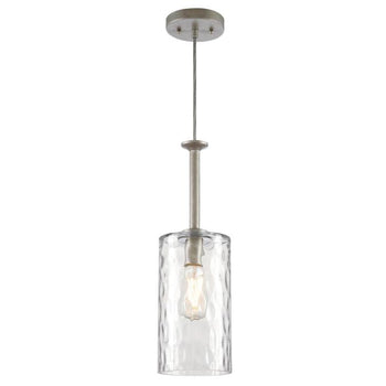 Hernando One-Light Indoor Mini Pendant, Industrial Steel Finish