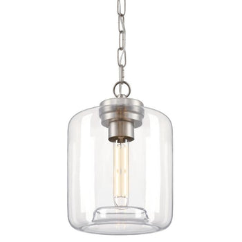 Judd One-Light Indoor Mini Pendant, Brushed Nickel Finish