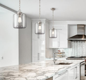 Judd One-Light Indoor Mini Pendant, Brushed Nickel Finish