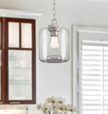 Judd One-Light Indoor Mini Pendant, Brushed Nickel Finish