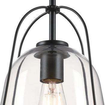 Kewadin One-Light Indoor Pendant, Matte Black Finish