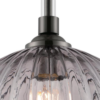 Camrose One-Light Indoor Pendant, Gun Metal Finish