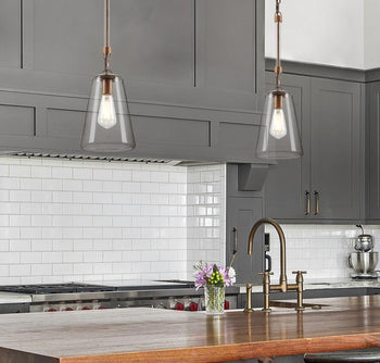 Biloxi One-Light Indoor Mini Pendant, Barnwood Finish