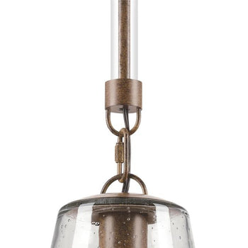 Biloxi One-Light Indoor Mini Pendant, Barnwood Finish