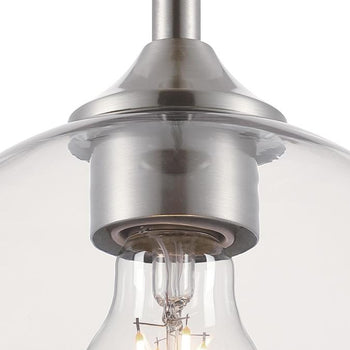 Tatze One-Light Indoor Mini Pendant, Brushed Nickel Finish