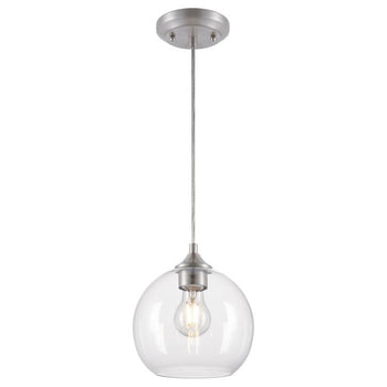 Tatze One-Light Indoor Mini Pendant, Brushed Nickel Finish