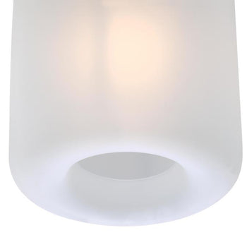 8 in. Judd 1-Light Semi-Flush, Champagne Brass Finish