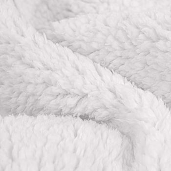 Plush Sherpa Fleece Throw Blanket Red