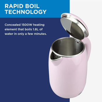 Electric Cordless Kettle - Pink