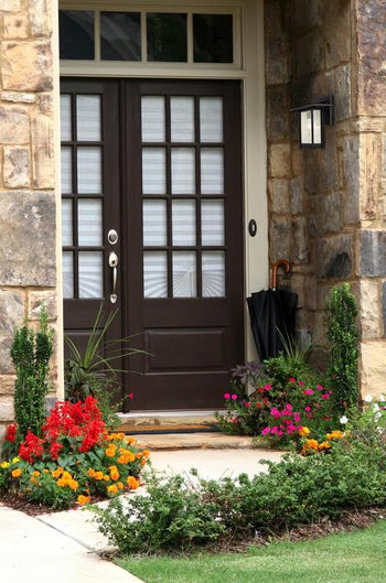 Clarissa One-Light Outdoor Wall Lantern, Oil Rubbed Bronze Finish with Highlights on Steel and Clear Seeded Glass