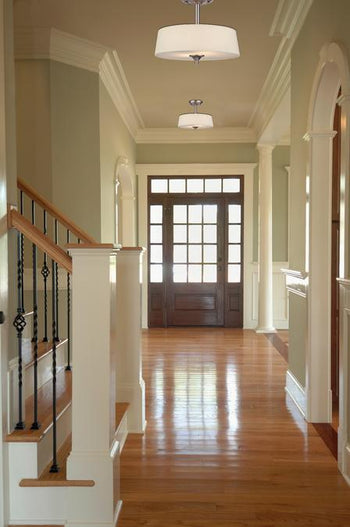Parker Mews Two-Light Indoor Semi-Flush Ceiling Fixture