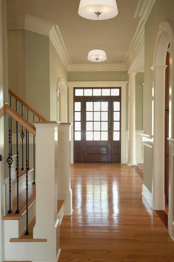Parker Mews Two-Light Indoor Flush Ceiling Fixture
