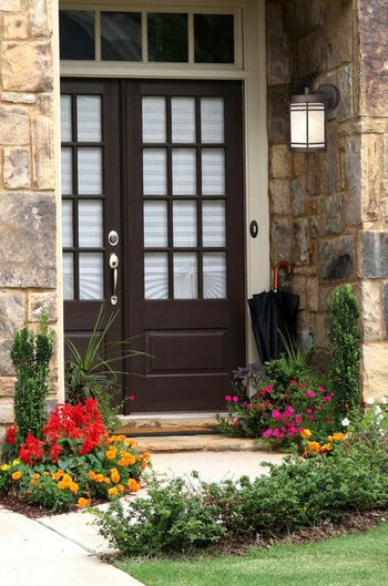 Parksville One-Light Exterior Wall Lantern, Oil Rubbed Bronze Finish on Steel with White Alabaster Glass