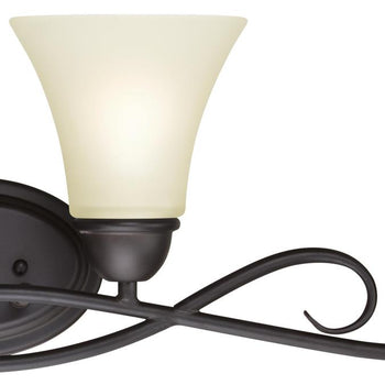 Dunmore Four-Light Indoor Wall Fixture, Oil Rubbed Bronze Finish