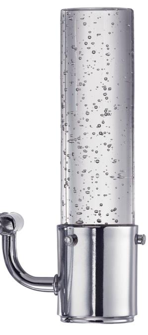 Cava One-Light LED Indoor Wall Fixture, Chrome Finish