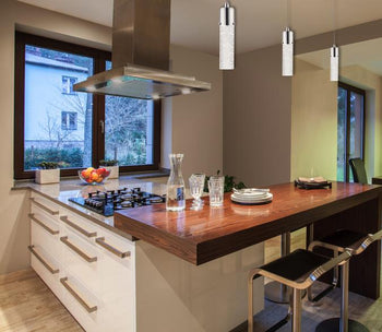 Cava One-Light LED Indoor Mini Pendant, Chrome Finish