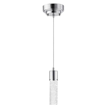 Cava One-Light LED Indoor Mini Pendant, Chrome Finish