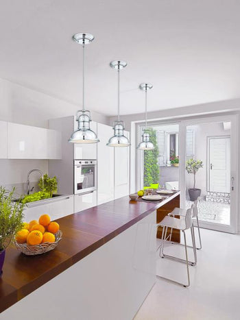 Boswell One-Light LED Indoor Pendant, Chrome Finish