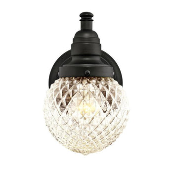 Eddystone One-Light Outdoor Wall Fixture, Oil Rubbed Bronze Finish