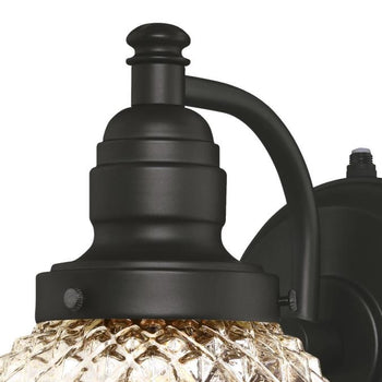 Eddystone One-Light Outdoor Wall Fixture, Oil Rubbed Bronze Finish