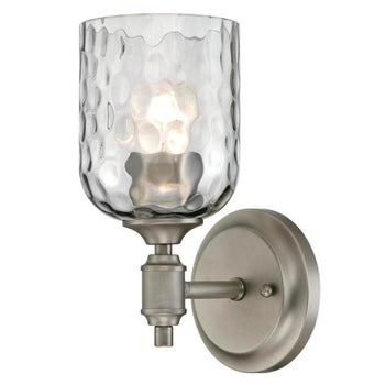Basset One-Light Indoor Wall Fixture, Dark Pewter Finish