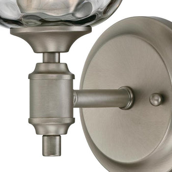 Basset One-Light Indoor Wall Fixture, Dark Pewter Finish