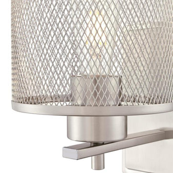 Morrison One-Light Indoor Wall Fixture, Brushed Nickel Finish