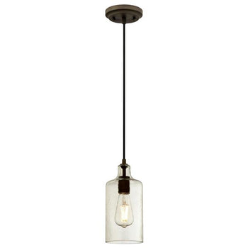 Carmen One-Light Indoor Mini Pendant, Oil Rubbed Bronze Finish
