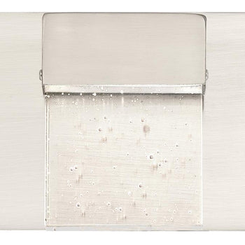 Cava II Three-Light LED Indoor Wall Fixture, Brushed Nickel Finish