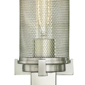 Adler Two-Light Indoor Wall Fixture, Brushed Nickel Finish