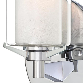 Glenford One-Light Indoor Wall Fixture, Chrome Finish